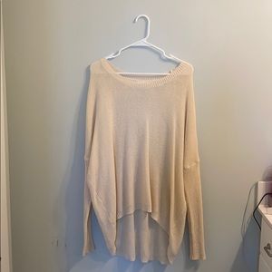 s/m cream sweater
